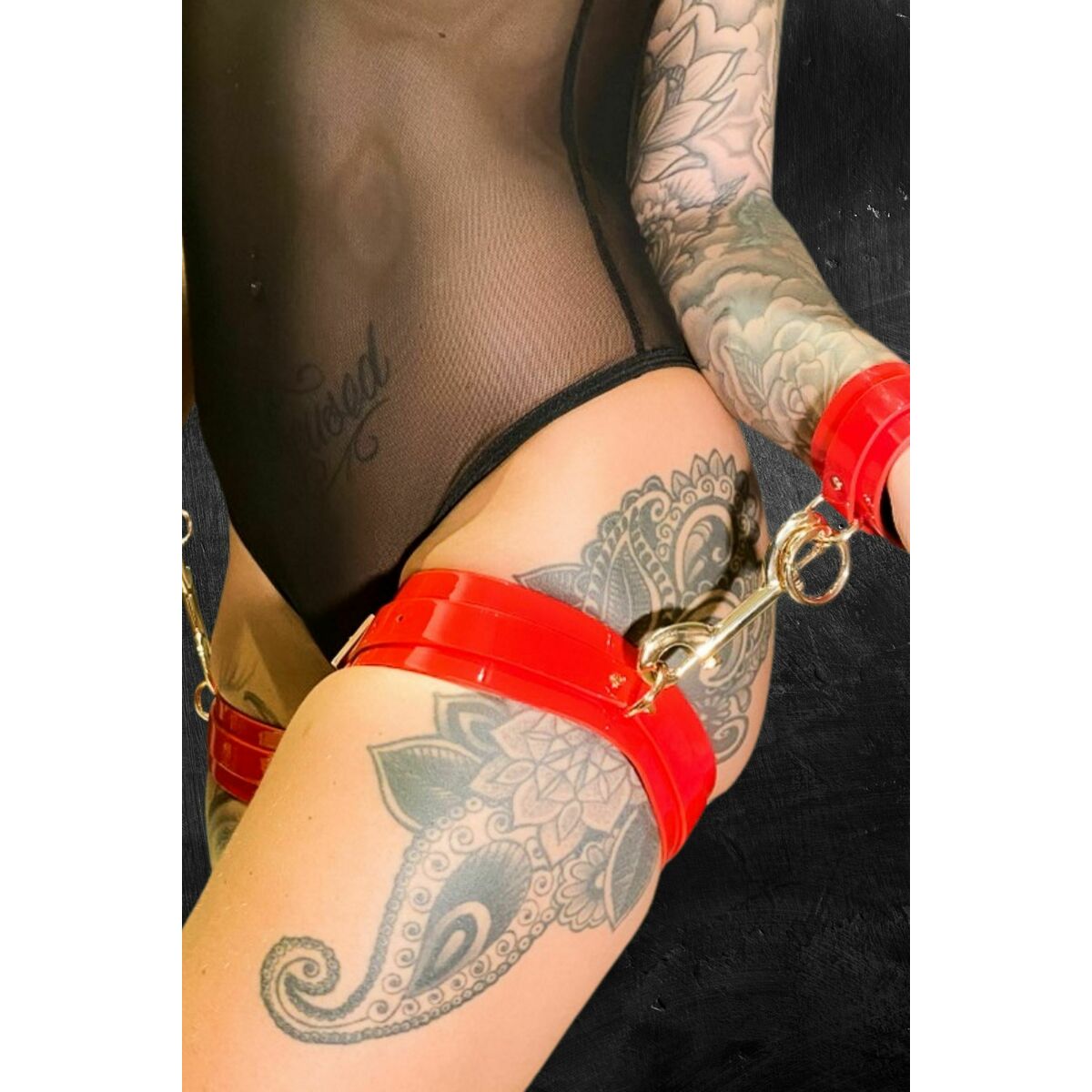 Algemas Kinky Diva Vermelho